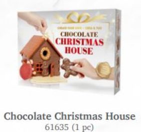 CHOCOLATE CHRISTMAS HOUSE PZ. 1 -d-