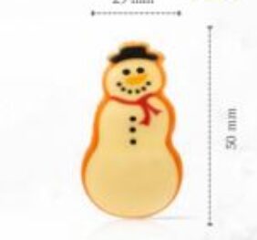 ICING COOKIE SNOWMAN PZ. 90