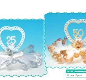 ANNIVERSARIO CUORE LAME’ 50° FLOREAL 36157