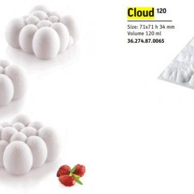 STAMPO SILICONE 71X71X34 CLOUD 120