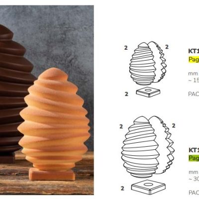 KIT UOVO PAGODA (2 stampi x conf.)