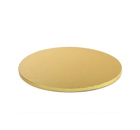 CAKEBOARD GOLD D.36 H.1,2 DECORA