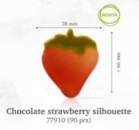 CHOCOLATE STRAWBERRY SILHOUETTE PZ. 90