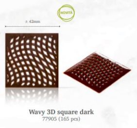 WAVY 3D SQUARE DARK PZ. 165