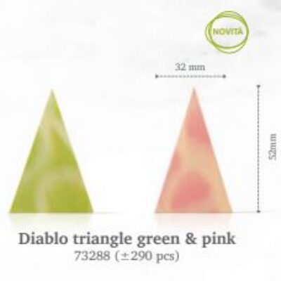 DIABLO TRIANGLE GREEN & PINK PZ. 290