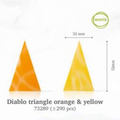 DIABLO TRIANGLE ORANGE & YELLOW PZ. 290