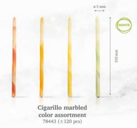 CIGARILLO MARBLED COLOR ASS. PZ. 120