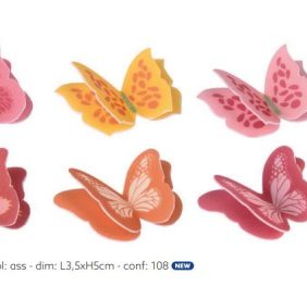 FARFALLE PICCOLE 3D WF PZ.108 AMBRA’S