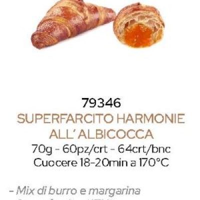 CROISSANT HARMONIE ALBICOCCA 70G PZ60 (79346) DLF