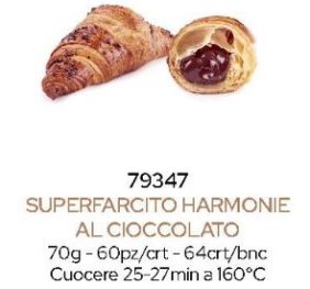 CROISSANT HARMONIE CIOCCOLATO 70G PZ60 (79347) DLF