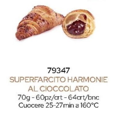 CROISSANT HARMONIE CIOCCOLATO 70G PZ60 (79347) DLF