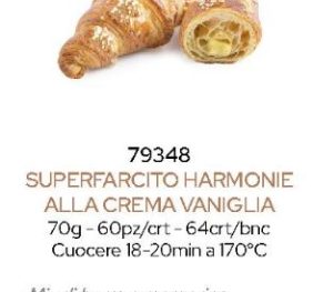 CROISSANT HARMONIE CREMA 70G PZ60 (79348) DLF