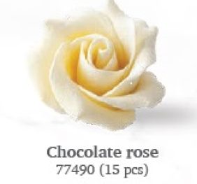 CHOCOLATE ROSE WHITE PZ. 15 (77790)