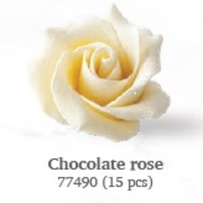 CHOCOLATE ROSE WHITE PZ. 15 (77790)