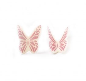 BUTTERFLY WHITE PINK PZ. 120 (77572)