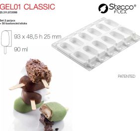 SET 2 STAMPI SILIC.+VASSOIO+50 BAST.CLASSIC