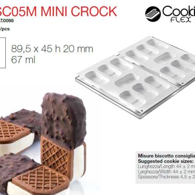 SET 2 STAMPI SILIC.+VASSOIO MINI CROCK (MINI BON)