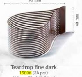 TEARDROP FINE DARK PZ. 36