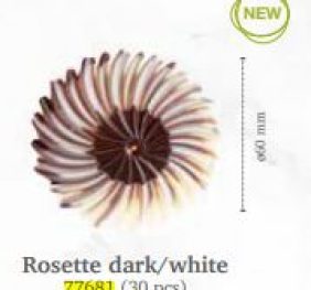 ROSETTE DARK/WHITE PZ. 30