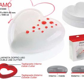 STAMPO SILICONE 170X164 H.63 TI AMO