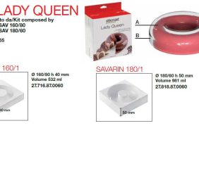 SET 2 STAMPI SILIC.SAV.160+SAV.180 KIT LADY QUEEN