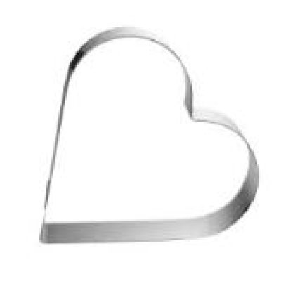 CUORE INOX D.22 CM H 5 CM (42H5X22)