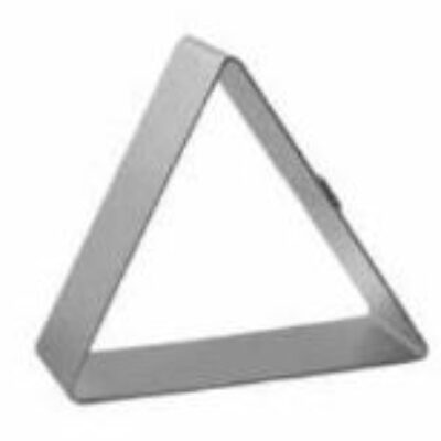 TRIANGOLO INOX LATO 25 H.5 CM -D-