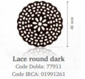 LACE ROUND DARK PZ. 216