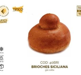 BRIOCHES SICILIANA COTTA 30PZ 100GR (40BRI)