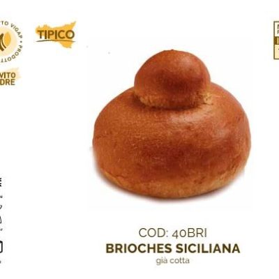 BRIOCHES SICILIANA COTTA 30PZ 100GR (40BRI)