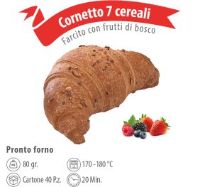 CORNETTO 7 CER. FRUTTI DI BOSCO 80GR 40PZ (C9PF40)