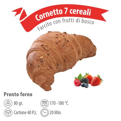 CORNETTO 7 CER. FRUTTI DI BOSCO 80GR 40PZ (C9PF40)