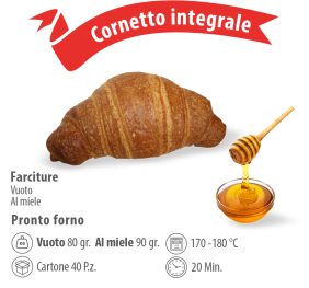 CORNETTO INTEGRALE MIELE 90GR 40PZ (C6IMPF40)