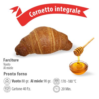 CORNETTO INTEGRALE MIELE 90GR 40PZ (C6IMPF40)