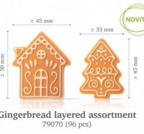 GINGERBREAD LAYERED ASSORTMENT PZ. 96