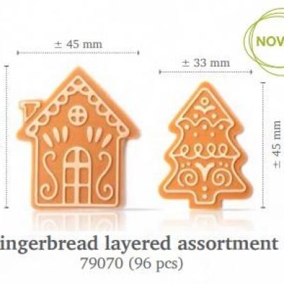 GINGERBREAD LAYERED ASSORTMENT PZ. 96