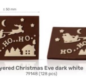 LAYERED CHRISTMAS EVE DARK WHITE PZ. 128