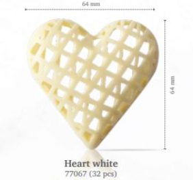 HEART WHITE PZ. 32
