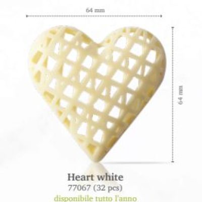 HEART WHITE PZ. 32