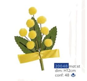 RAMO MIMOSA C/FIOCCO PZ. 48 AMBRA’S