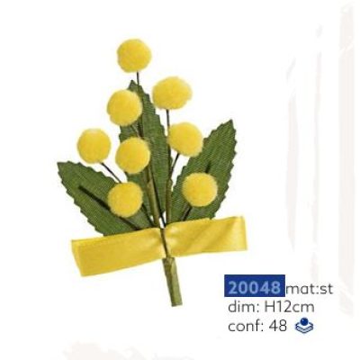 RAMO MIMOSA C/FIOCCO PZ. 48 AMBRA’S