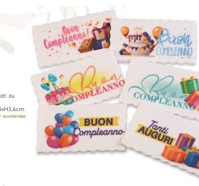 TARGH. ZUCCH. B/COMPLEANNO PZ.60 AMBRA’S