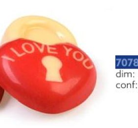 LUCCHETTO CUORE C.BIANC PZ.45 AMBRA’S