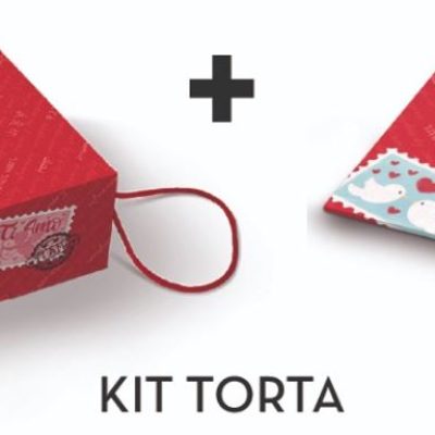 KIT TORTA (SCATOLA + PIATTO) SAN VALENTINO
