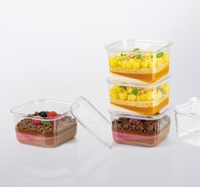 COPPETTA KUBITO TRASP. ML 210 pz.100