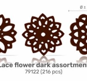 LACE FLOWER DARK ASSORTMENT PZ. 216