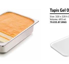 STAMPO SILICONE 320X220 H.10 mm TAPIS GEL02