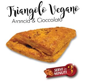 TRIANGOLO VEGANO ARANCIA E CIOCC. 80 GR 35 PZ