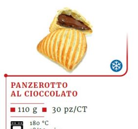 C&M PANZEROTTO AL CIOCCOLATO GR110 PZ30