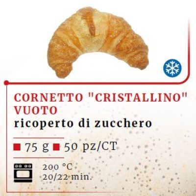 C&M CRISTALLINO CROISSANT CURVO VUOTO PR GR75 PZ50